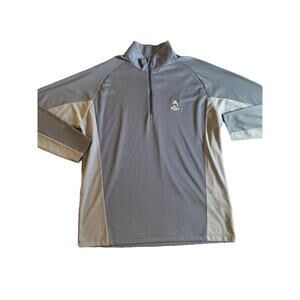 Hanover Crest Embroidered Men's Golf Quarter Zip - Large